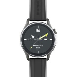 Cellularline Smartwatch ZERO Bluetooth 44mm AMOLED Negro Gris IP68 SpO2 Pulsómetro Sueño Tensiómetro