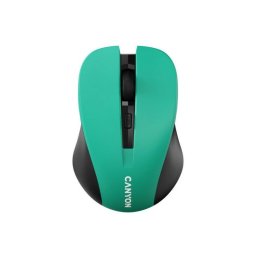 Ratón CANYON MW-1 Inalámbrico RF 1200 DPI Verde Ambidiestro DPI Switch