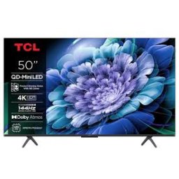 TV TCL QD Mini LED C69 50C69K 50" 4K UltraHD 120Hz Smart TV Google TV HDR10 Dolby Vision