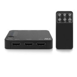 Conmutador HDMI ACT AC7841 4K 5x1 con mando a distancia