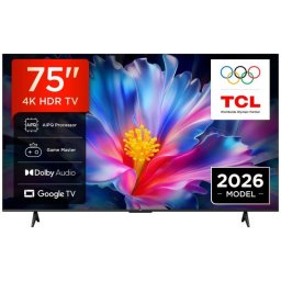 TV TCL LED P69L 75P6L 75" 4K UltraHD 60Hz Smart TV Google TV HLG Chromecast