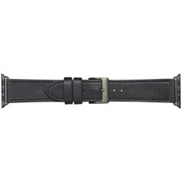 Correa dbramante1928 Copenhagen Cuero Negro Gris Apple Watch