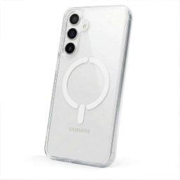 Funda Transparente Logo Compatible Con Magsafe Para Samsung Galaxy A55 5g