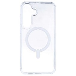 Funda Transparente Logo Compatible Con Magsafe Para Samsung Galaxy S25