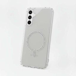 Funda Antiyellow Compatible Con Magsafe Con Brillantes Para Samsung Galaxy S25