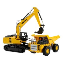 Excavadora Amewi 22710 1:24 500 mAh Control Remoto