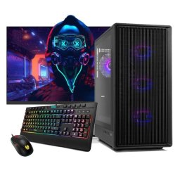 PC Sobremesa NeoPC Intel Core i5 12400 8GB RAM 480GB SSD Gráficos Intel UHD Windows 11 Pro Monitor 27" IPS Full HD 75 Hz