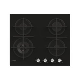 Placa de gas Candy CDIV6GBFE4WB 4 zonas 60 cm vidrio templado negro
