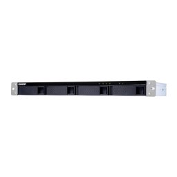 Caja PC QNAP TL-R400S Rack 1U Aluminio Negro y Gris Hot-swap SATA 6Gb/s