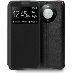 Funda COOL Flip Cover tipo libro Cuero sintético Negro para Honor Magic 8 Lite y X9D