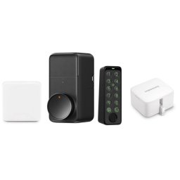 2 Cerraduras Intelligentes y Hub SwitchBot Lock Pro + SwitchBot Keypad Touch + Hub SwitchBot Mini + 2 Actuador de conmutación SwitchBot Bot