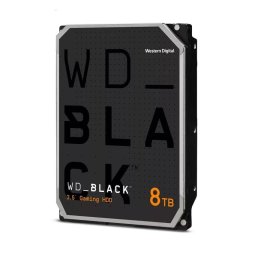 Disco Duro Western Digital WD_BLACK WD8002FZBX 8TB HDD 7200rpm SATA 6Gb/s
