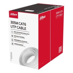 Cable de red Dahua PFM920I-6UN-C-V2 Cat6 305 m Blanco