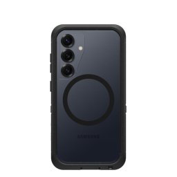 Funda para móvil OtterBox Defender XT Cover plástico negro transparente con imanes para Galaxy S25