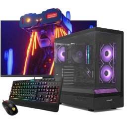 PC Sobremesa NeoPC Ryzen 5 5500 16GB 1TB SSD Windows 11 Monitor 27" RTX 5060 Full HD