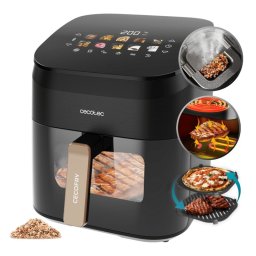 Freidora de Aire Cecotec Cecofry&Grill Smokin' 6500 6,5L 2200W Doble Grill Ahumador