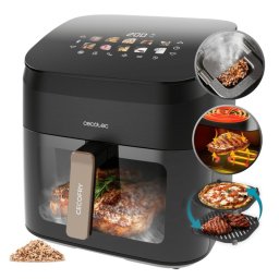 Freidora de Aire Cecotec Cecofry&Grill Smokin' 8500 8,5L 2200W Doble Grill y Ahumador