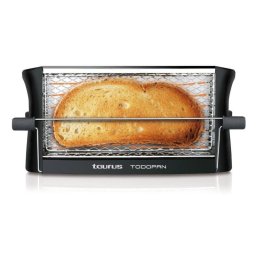 Tostadora Taurus Todopan 700W Doble Área de Tostado Negro