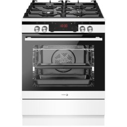 Cocina independiente Fagor 3CLG-610BB Negro/Blanco Giratorio Tocar