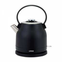 Tetera eléctrica LIVOO DOD202N 1.5 L 2200 W Negro Acero inoxidable Sin cables