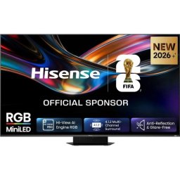 TV Hisense Mini LED 65UR9S 65" 4K UltraHD 170Hz Smart TV VIDAA HDR10+ Dolby Vision