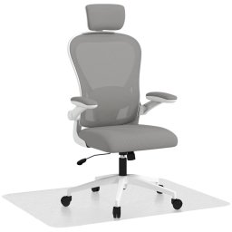 Homcom Conjunto De Oficina Incluye 1 Silla De Oficina Y 1 Alfombra Protectora