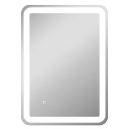 Homcom Espejo De Baño Con Luces Led 50x70 Cm 3 Temperaturas De Color Regulable