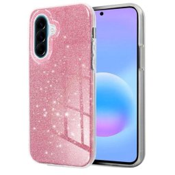 Funda para móvil COOL Glitter Silicona Flexible Rosa para Samsung Galaxy A57 5G