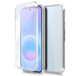Funda COOL Silicona 3D para Samsung A576 Galaxy A57 5G (Transparente Frontal + Trasera)