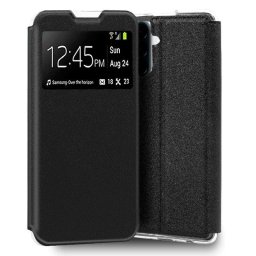 Funda para móvil Cool Flip Cover Polipiel Negra para Samsung Galaxy A57 5G