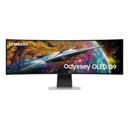 Monitor Samsung G95SC 49" Dual QHD 240Hz OLED Curvo HDR10+ FreeSync G-SYNC Altura Ajustable