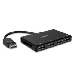 Hub Lindy 4 puertos DisplayPort 1.2 4K 3840x2160 modelo 38431 USB