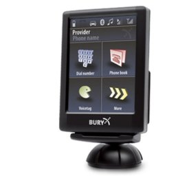 Kit de coche Bury CC 9056 Inalámbrico Negro Pantalla TFT 2.8