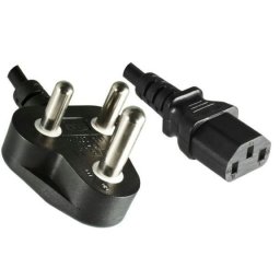 Cable de alimentación MicroConnect Suráfrica Tipo B+C a C13, 1.8 m, negro