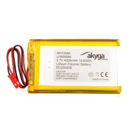Batería Akyga AKY0580 Ión de Litio 4000 mAh 3,7 V Plata