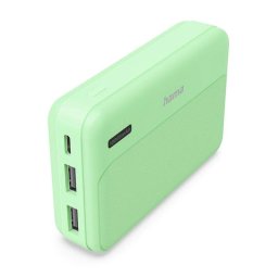 Batería Externa Hama Pocket 10 10000 mAh Polímero de Litio Verde