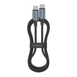 Cable Trenzado Choetech Usb-c A Usb-c Pd60w Negro De 1,2 M