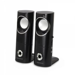 Altavoces Esperanza 2.0 Alámbricos 6 W USB con control rotatorio y micrófono