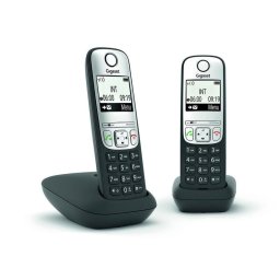Teléfono Gigaset A690 Duo DECT/Analógico Inalámbrico Altavoz Negro