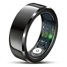 Anillo inteligente Felixx SR6 Talla 10 Bluetooth 5.1 IP68 Autonomía 5 días Android iOS Negro Monitor Cardíaco Oxígeno