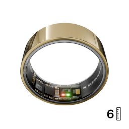 Anillo inteligente Ultrahuman Ring AIR autonomía 6 días Bluetooth IPX7 Android iOS color oro sensor PPG