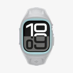 Funda Spigen Liquid Air Pro + Correa para Apple Watch 10 46mm Gris Silicona