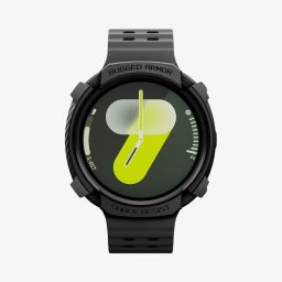 Funda Spigen Rugged Armor para Samsung Watch 8 (44mm) Negro TPU
