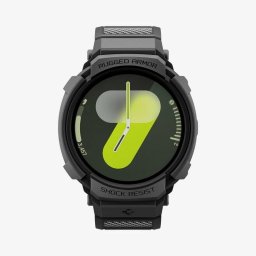 Funda protectora Spigen Rugged Armor Pro para Samsung Watch 8 44mm Negro
