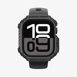 Funda Spigen Rugged Armor 2 para Apple Watch 10/11 (42mm) Negro TPU