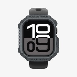 Funda Spigen Rugged Armor 2 para Apple Watch 10/11 46mm Gris TPU
