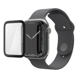 Protector de pantalla Hama Super Hybrid para Apple Watch 11, Negro Transparente