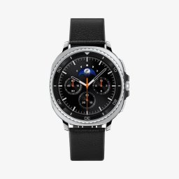 Correa Spigen Enzo para Samsung Watch 8/8 Classic, Piel Auténtica, Negro