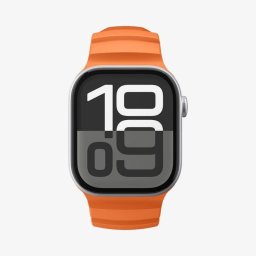 Pulsera Spigen WBS2 para Apple Watch 10/11 46mm Naranja Silicona