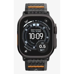 Pulsera Spigen Athlex Air 2 para Apple Watch Ultra 49mm Negro/Naranja Tela